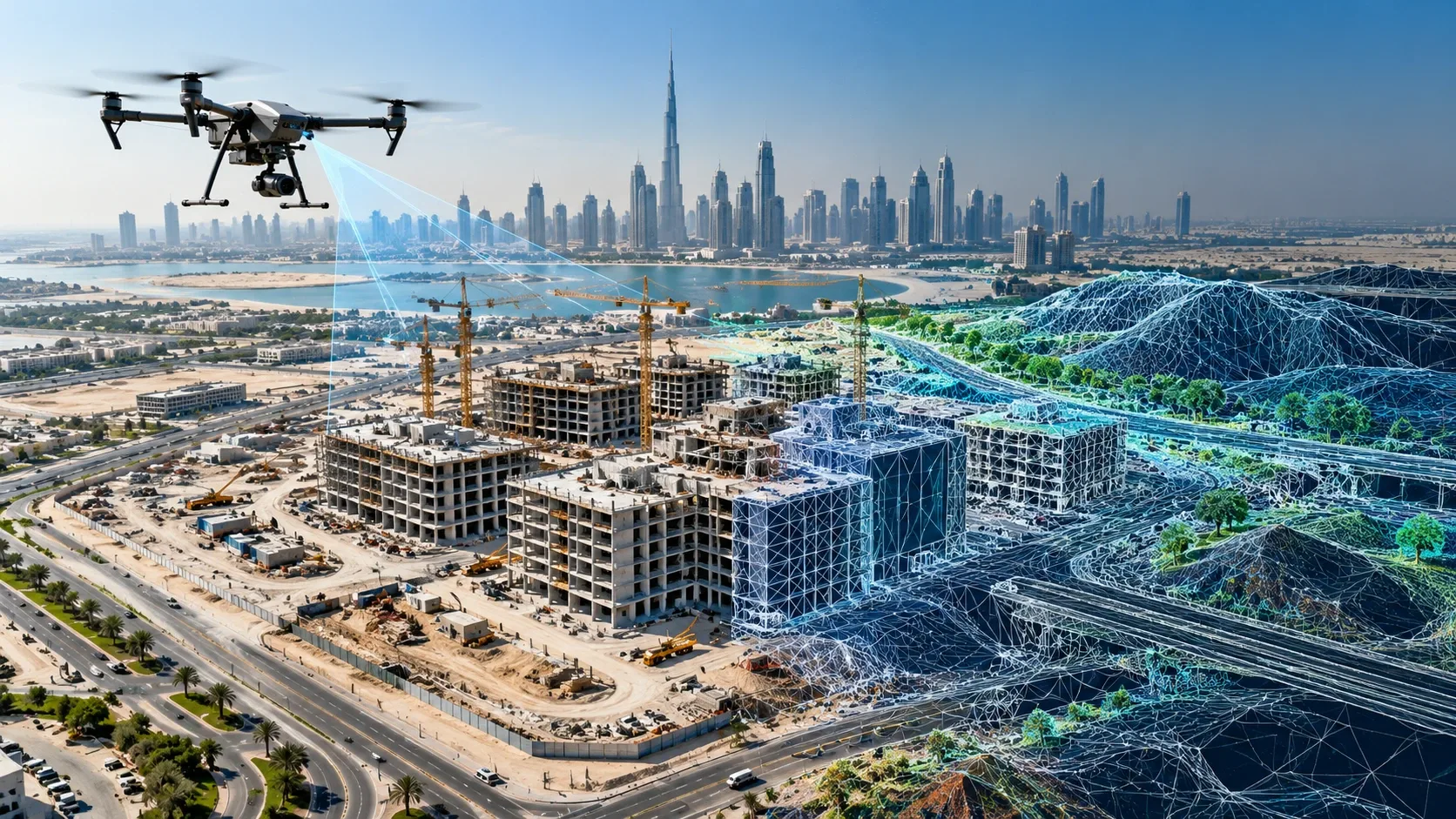3d mesh modelling using drone in the UAE