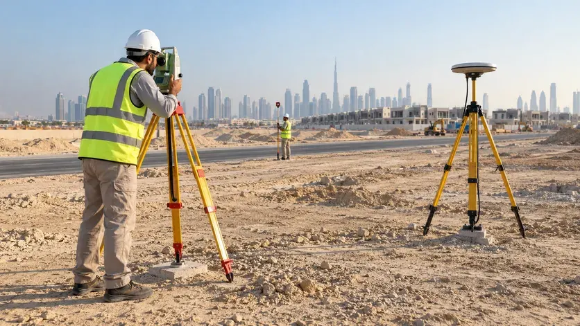 Static and traverse surveying methods benefits and applications in the uae
