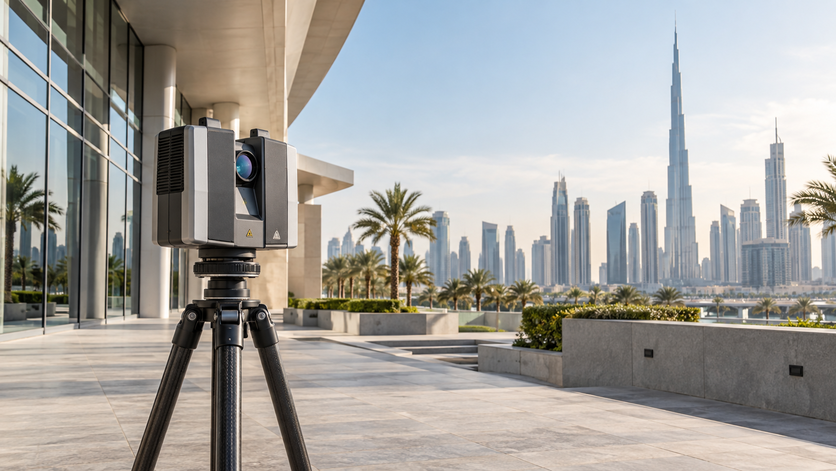 3D laser scanning makes as built surveys better in the UAE