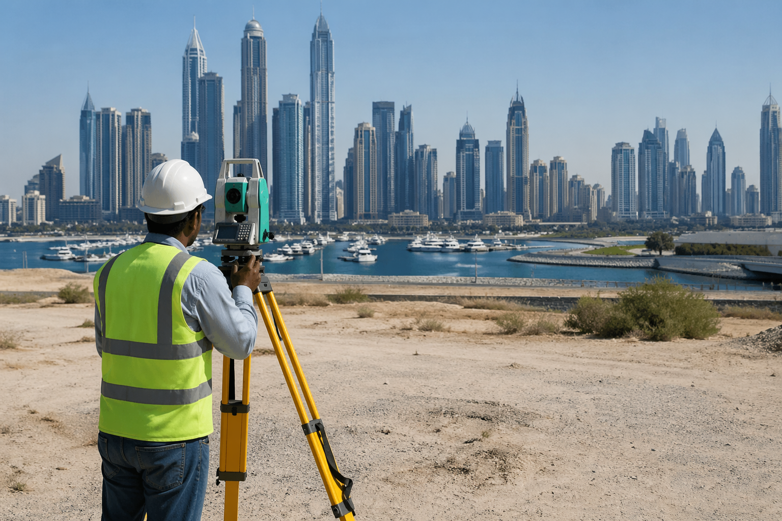Topographical Survey in UAE for Smart City Development